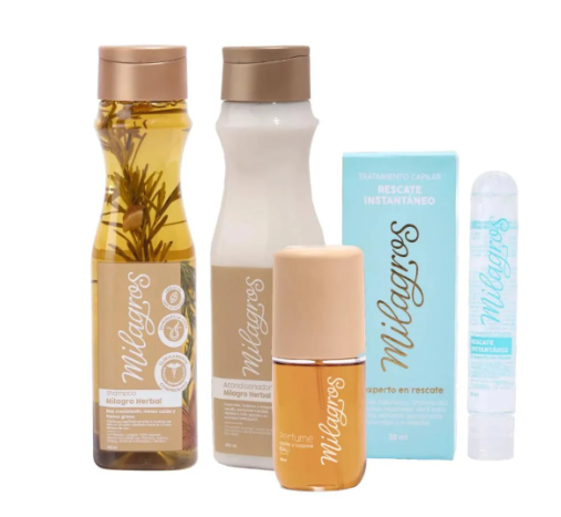 Kit Completo Milagros Herbal  450 Ml