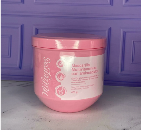 Mascarilla Capilar Multivitamínica con Aminoácidos, Milagros